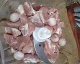 Hình bước làm 1 của món Thịt viên
