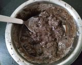 A picture of step 15 of Eggless Layered chocolate strawberry orange cake.