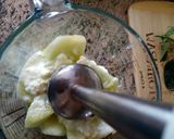 Foto del paso 3 de la receta Sopa de melón con yogur y menta