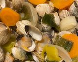 Une image de l'étape 4 de Coques aux légumes de saison.