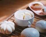 Hình bước làm 3 của món Bánh bao nhân thịt trứng