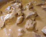 Foto del paso 11 de la receta: Abanico Ibérico en Salsa española al vermut