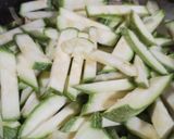 A picture of step 3 of Chicken and Poblano Peppers with Zucchini (My Style 'Alambre').