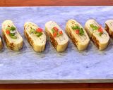 A picture of step 11 of Tamagoyaki (Japanese Omelette).