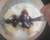 A picture of step 1 of Almond Date Smoothie/ Delicious And Nutritious Badam Khajoor Shake For Sehri ✨.