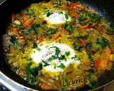 Pas rețetă Shakshuka în stil indian🍳 3 fotografie
