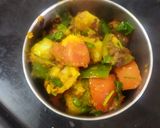 આલુ કેપ્સીકમ નું શાક (Aloo Capsicum Shak Recipe In Gujarati) રેસીપી સ્ટેપ6ફોટો