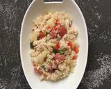 Foto langkah ke 4 dari resep Sausage Mozaru (nasi panggang mozarella sosis).