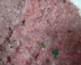 A picture of step 2 of Seekh Kabab.