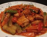 Foto langkah ke 5 dari resep Ayam Asam Manis.