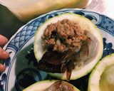 【海陸蒸蛋絲瓜盅】的食譜步驟18照片