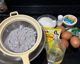Foto langkah ke 1 dari resep Bolu Ketan Hitam Kukus.
