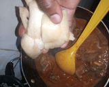 A picture of step 3 of Ogbono soup II.
