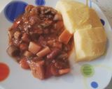 Pas rețetă Tocăniță de pui cu bacon și legume 10 fotografie