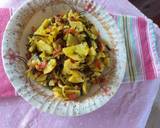 Potato with spring onion fenugreek leaves recipe step 2 photo