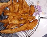A picture of step 3 of Chicken kurkure.