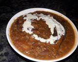A picture of step 5 of Dal makhni.