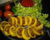 A picture of step 10 of Chicken potato pin wheel.