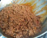 A picture of step 11 of Spicy Mutton Qeema Spaghetti🍝🍅.