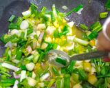 લીલી ડુંગળી ની કઢી(lili dungri ni kadhi in Gujarati) રેસીપી સ્ટેપ3ફોટો