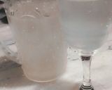 A picture of step 3 of Lemon pani.