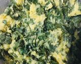 Foto del paso 2 de la receta: PURÉ CREMOSO DE BATATA 🍠 ACELGA 🥬 Y QUESOS 🧀🧀(Mi humilde receta 200) 👏💖💯+💯💗😉