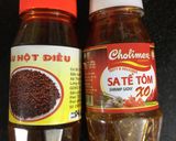 Hình bước làm 1 của món Bạch tuộc nướng sa tế bằng lò chiên không dầu