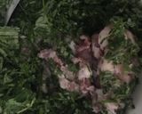 Hình bước làm 1 của món Chả lá lốt rán