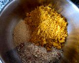 A picture of step 3 of Kathiyawadi Bharwa Baingan & Potato Sabji.