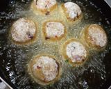 A picture of step 5 of Yam balls.