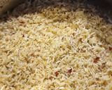 Medvehagymás, paradicsomos rizs (vegán) recept fázis 2 fotója