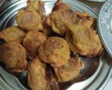 A picture of step 4 of Aloo Kachori 😃😃.