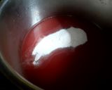 Hình bước làm 3 của món Rau câu dưa hấu cờ đỏ sao vàng