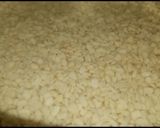 A picture of step 1 of Authentic Rickwach with Urad Dal and Colocasia leaves.