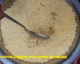 A picture of step 7 of Moongdal puttu.