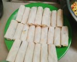 Hình bước làm 2 của món Chả giò bắp