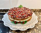 Foto del paso 17 de la receta: Tarta cremosa de chocolate y fresas, “sin gluten”