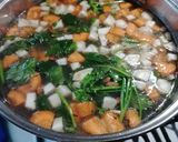 Csülkös bableves gazdagon recept fázis 4 fotója