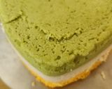 A picture of step 6 of Heart Shaped 3 Layers Tricolor Dhokla Savory Cake - 80th Independence Day Special.