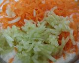 A picture of step 1 of Kachumbar raita.