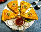 স্প্যানিশ অমলেট (Spanish omelet recipe in Bengali) রেসিপির ধাপ 6 ছবি