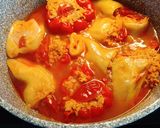 Török dolma (töltött paprika) recept fázis 5 fotója
