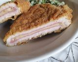 Une image de l'étape 5 de Cordon bleu au fromage à raclette.
