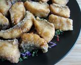A picture of step 4 of Trevally Tatsuta-agé.