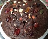 A picture of step 7 of Chocolate fruit cake.