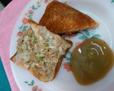A picture of step 3 of Tuna Fish Toasted Sandwich.