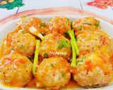Hình bước làm 6 của món Xíu mại bọc trứng cút