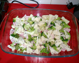 Foto del paso 1 de la receta: Pastel de brócoli y coliflor