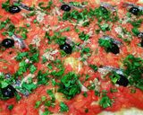 صورة لخطوة 10 من وصفة بيتزا كاري تقليدية 🍕🍕