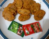 A picture of step 2 of Baingan k pakoray 🍆🍆.